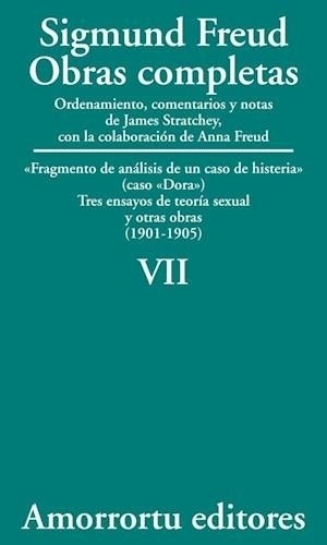 Obras Completas Tomo Vii - Freud Sigmund (libro) - Nuevo