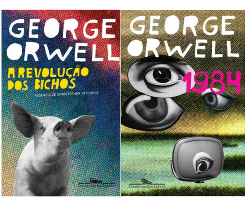 Kit Revolucao Dos Bichos 1984, De George Orwell. Editora Companhia Das Letras, Capa Mole Em Português