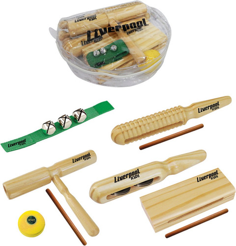 Musicalização Infantil Kit Instrumentos Liverpool Kit-inf02