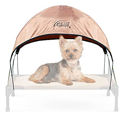 Toldo Para Cuna Para Mascotas, Color Tostado, Pequeño