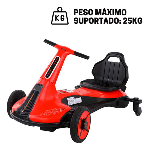 Drift Elétrico Luzes E Som Infantil 12v Bw221vm Importway