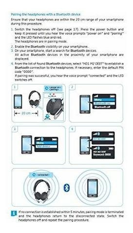 Auriculares Inalámbricos Inalámbricos Sennheiser Hd1 Con