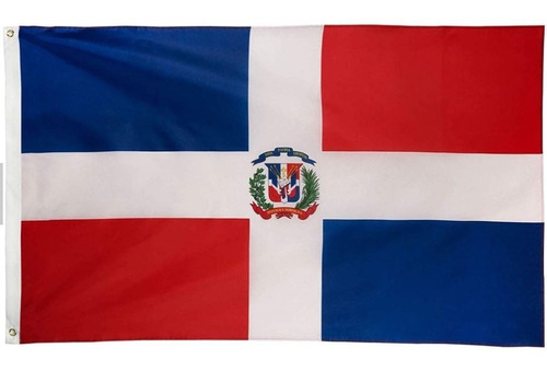 Bandera De Dominicana 150 Cm X 90 Cm 