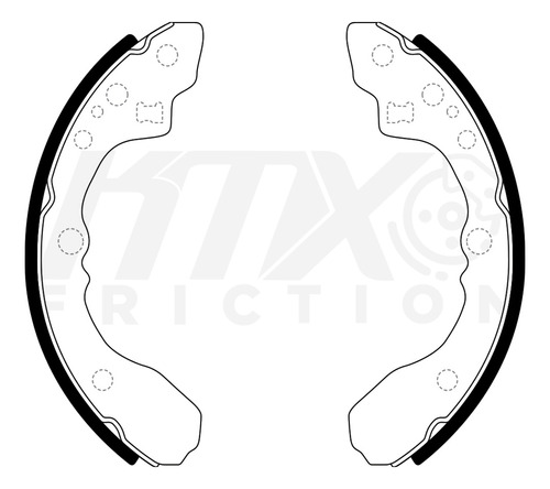 Zapata Freno Rio Stylus 00-05 / Rio Xcite 04-11 (bs806) (kmx