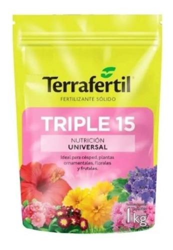 Fertilizante Triple 15 X 1 Kg Terrafertil Gabba Grow