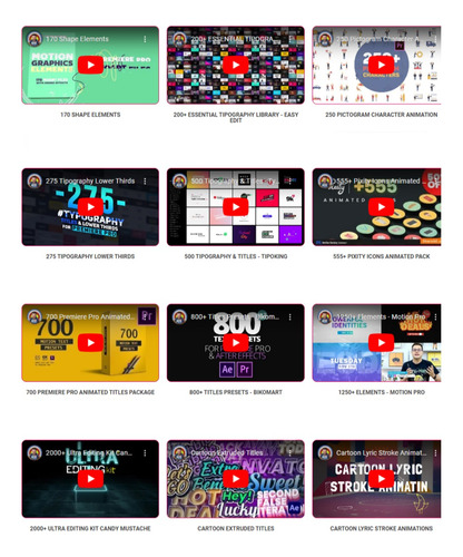 Pack 8.994 Titles E Lower Thirds Premiere + Packs