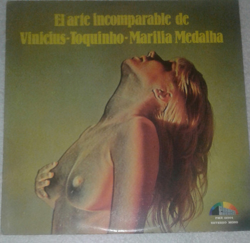 Vinilo Original Vinicius Toquinho El Arte Incomparable 1973