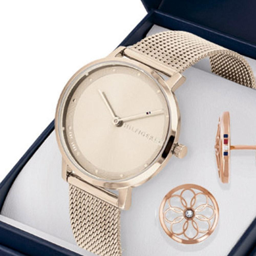 Imagen 3 de 3 de Reloj Tommy Hilfiger Dama Set Color Rosa 2770071 - S007