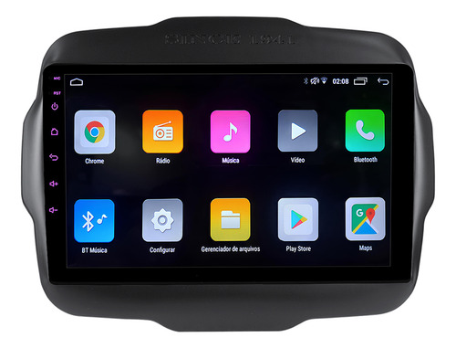Multimídia 9 Android Carplay Jeep Renegade 2015/2022 Canbus
