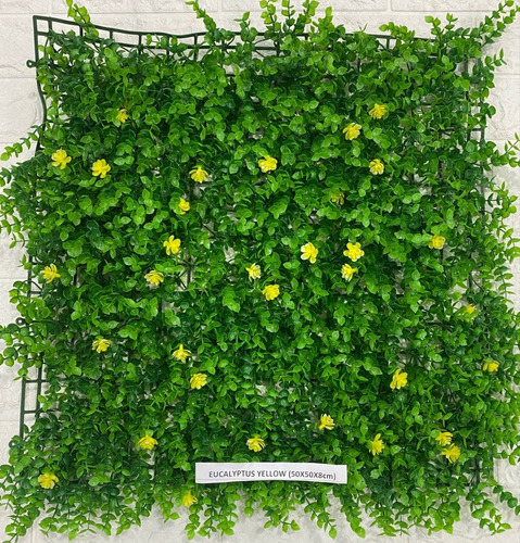 Follaje Artificial Grama Verde Para Pared Decorativa Y Flor