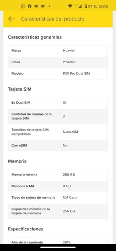 Celu Huawei P30 Pro Como Nuevo Vendo O Permuto X Notbook +$