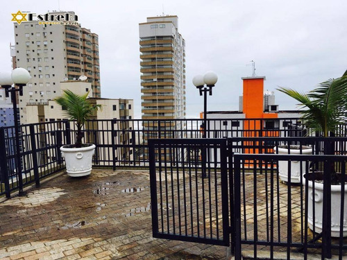 Imagem 11 de 30 de Cobertura Residencial À Venda, Campo Da Aviação, Praia Grande. - Co0180