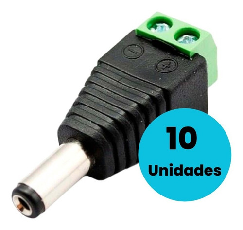 Paquete Conectores Macho Plug Corriente Dc 12v Camara Dvr