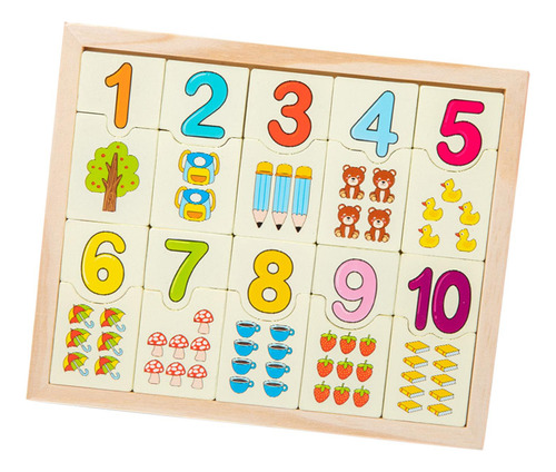 Juguetes De Tablero A Juego Rompecabezas Portátil Números
