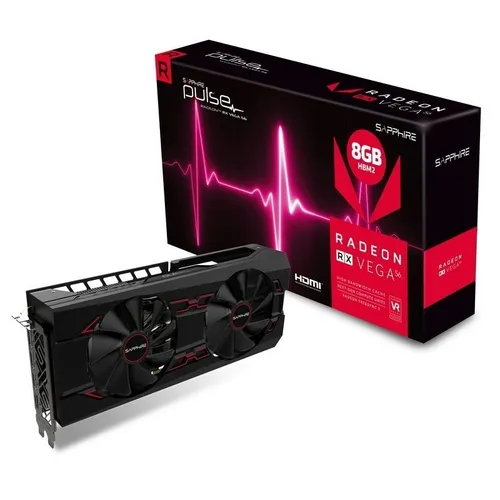 Placa De Video Rx Vega 56 8gb Pulse Hbm2 Amd Radeon Ati Env o gratis