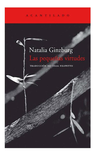 Las Pequeñas Virtudes Natalia Ginzburg