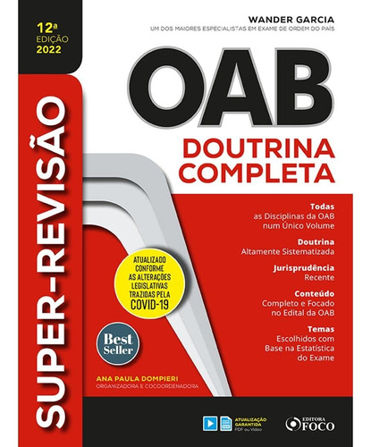 Livro Super-revisão Oab - Doutrina Completa