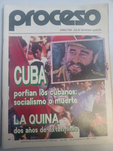 Revista Proceso Cuba La Quina Diciembre 1990