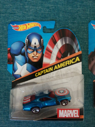 Hot Wheels Carros De Colección Marvel Capitán América 