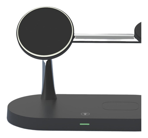 Cargador Inalámbrico Magnético 15w Para Cargadores Negro