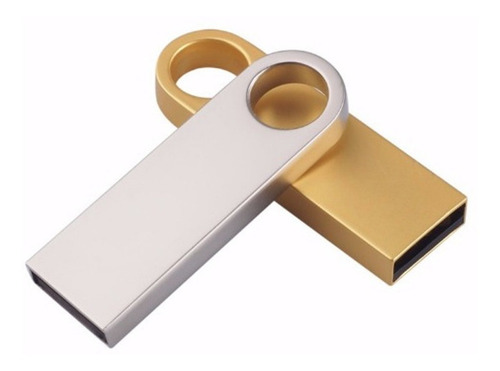 Memoria Personalizada Usb De 32 Gb 2.0 Plateada O Dorada