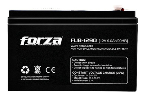 Forza Fub-1290 - Batería - 12v - 9 Ah