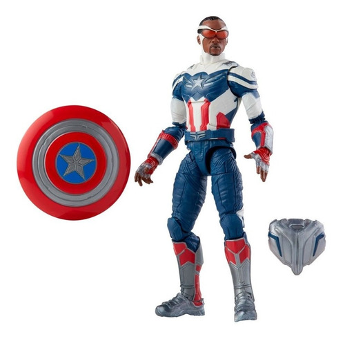 Imagen 3 de 6 de Figura Capitan America Marvel Series Thefalcon Legends F0167