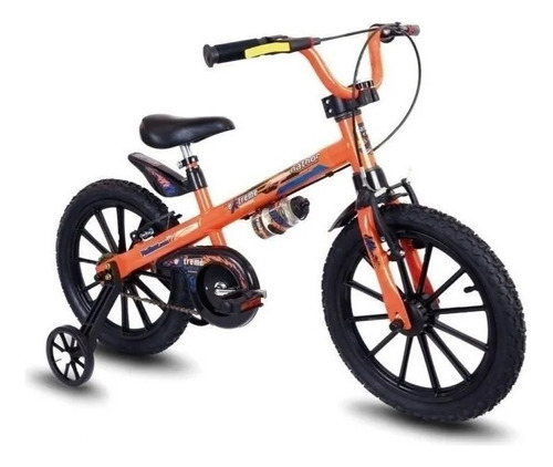 Bicicleta Infantil Nathor Aro 16 Extreme Meninos Laranja