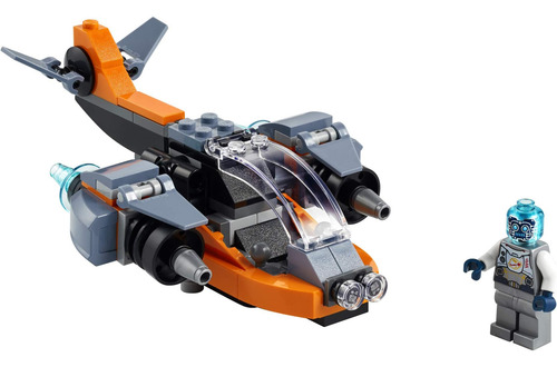 Lego Creator 3 En 1 Cyber ??drone Space Toys, Se Transforma