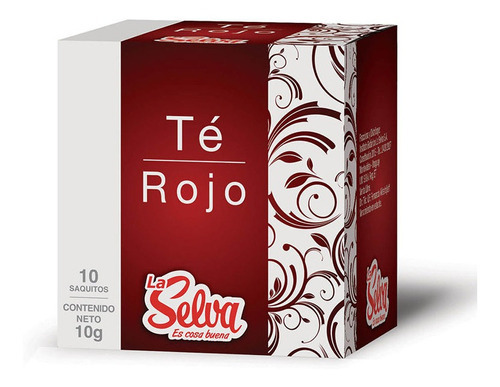 Té Rojo La Selva X10 Saquitos De 1g