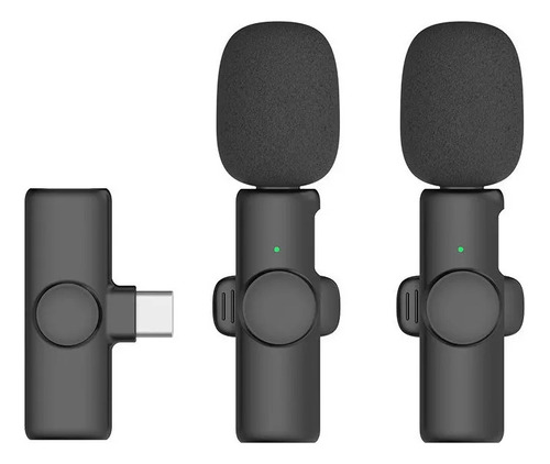 Mini Micrófono Inalámbrico Usb-c Android Plug-play Lavalier