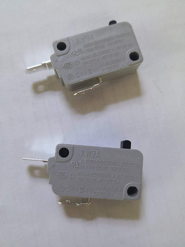 2 Microinterruptor Kw3a Cierre Normal Para Puerta Horno