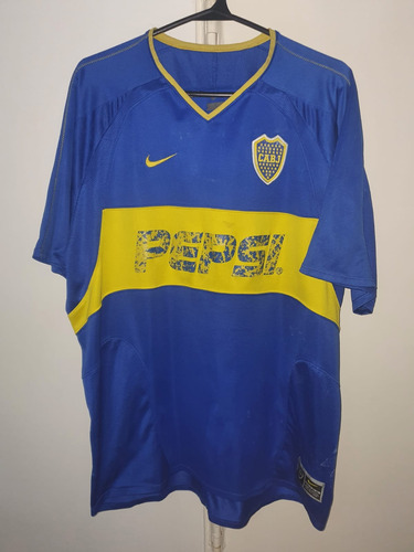 Camiseta Boca Juniors 2003 Titular Pepsi Talle L 5 Battaglia