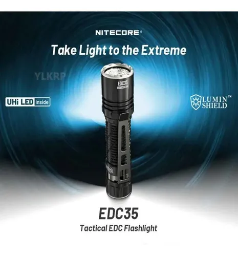 Lanterna Nitecore Edc35 5000 Lumens Edc Branco Preto