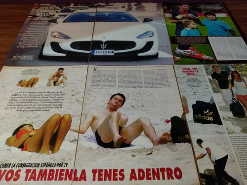 (ad100) Lionel Messi * Recortes Revistas Clippings (Usado)