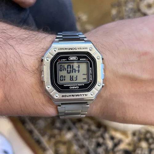 Relógio Casio Illuminator Digital Masculino W-218hd-1avdf