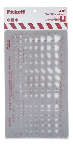 Piquete Piping Indicador Plantilla Tr Escalas: 1 8 4 2 