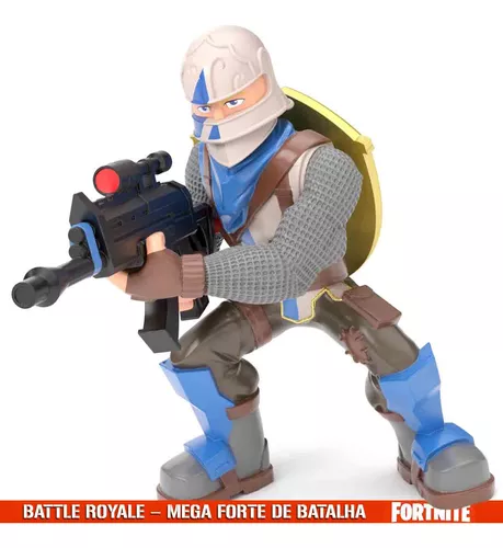 Playset Fortnite Battle Royale Mega Forte Com 2 Mini Bonecos