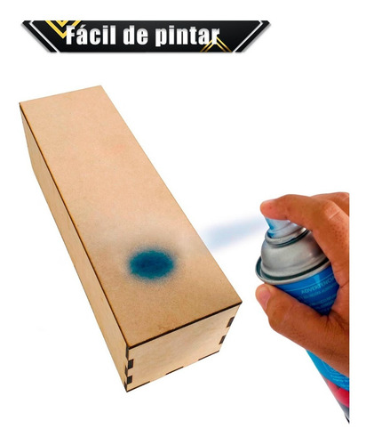 Imagen 9 de 10 de Porta Botellas Vinos Caja Madera Mdf Regalo Recuerdos Fiesta