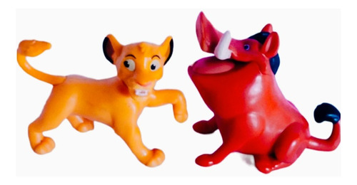 Pumba Y  Simba El Rey León Figuras Colección Mcdonalds 2021