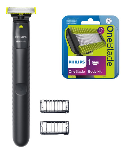 Combo Afeitadora Philips Oneblade + Body Kit Cara & Cuerpo  