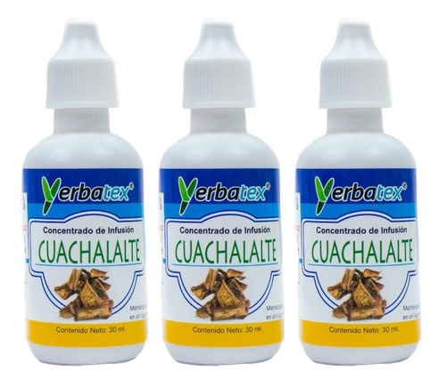 Pack 3 Extractos De Cuachalalate En Gotas 30ml