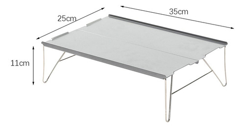 Q Mesa Plegable De Aleación De Aluminio, Mesa De Campamento