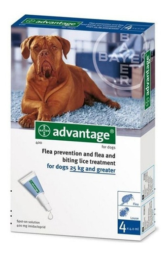 Antipulgas Advantage Canino De 25 A 40 Kg