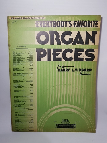 Imagen 1 de 9 de Antiguas Partituras Organ Pieces N° 11 Inglés 1937 Mag 56593