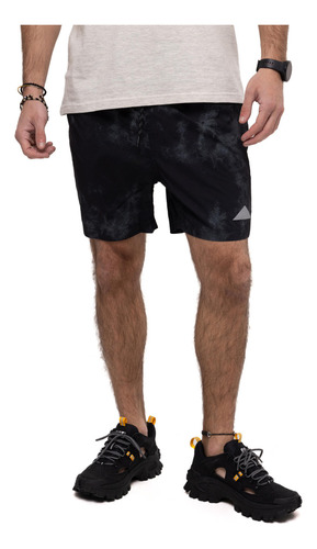 Traje De Bano Cat Foundation Swim Trun Negro Hombre