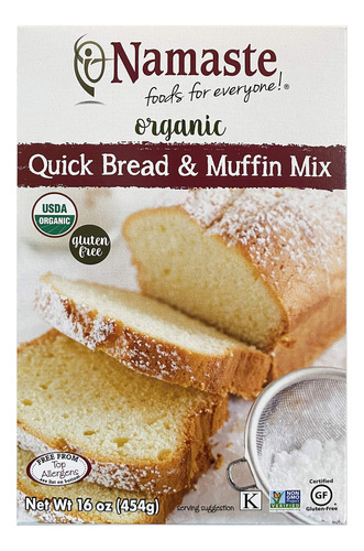 Namaste Alimentos Orgnicos Quick Pan & Muffin Mix, 16onzas