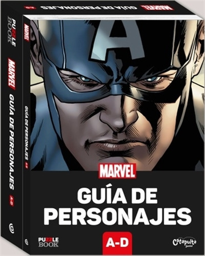 Marvel: Guia De Personajes A-d + Rompecabezas De Capitan Am