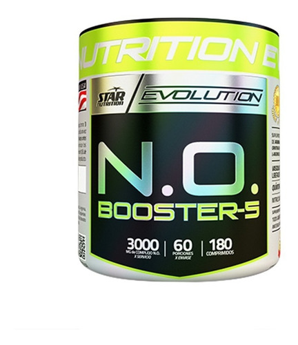 N.o. Booster 5 Star Nutrition X 180 Capsulas Adn