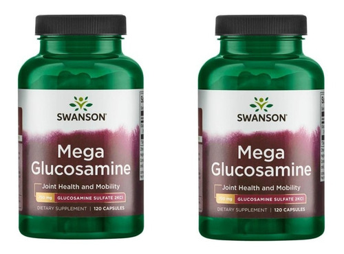 Glucosamina Potente 750mg 120cap Pack 2x Envio Gratis